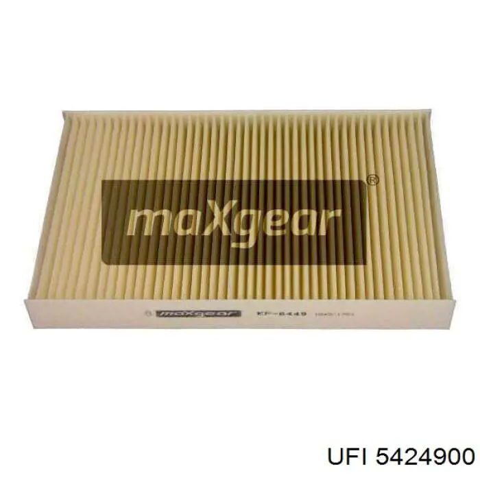 Do koszyka 5424900 UFI Filtr kabiny