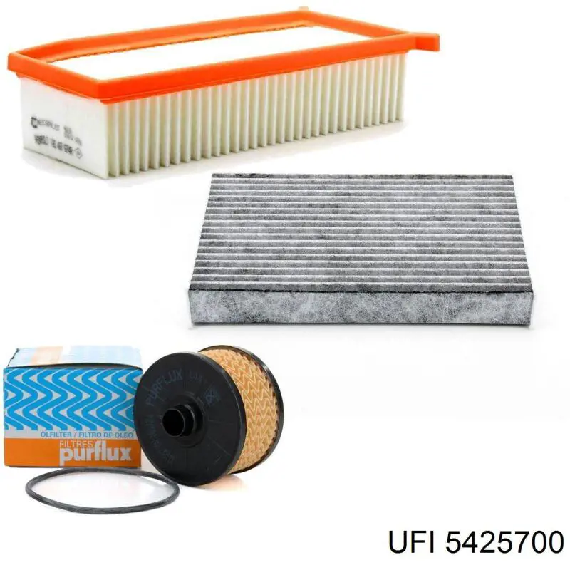 Do koszyka 5425700 UFI Filtr kabiny