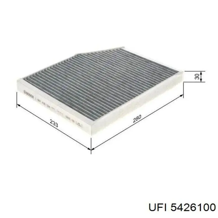 Do koszyka 5426100 UFI Filtr kabiny
