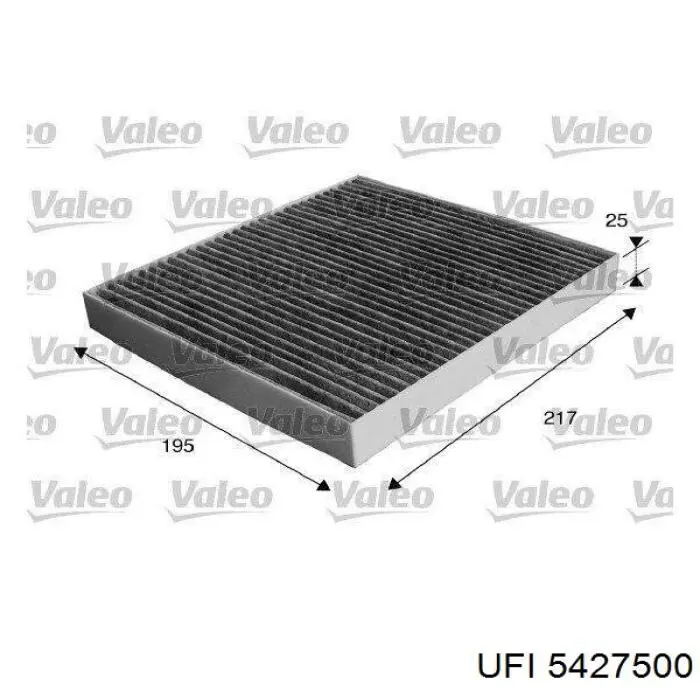 Filtr kabiny UFI 5427500 cena, od 7,81 USD