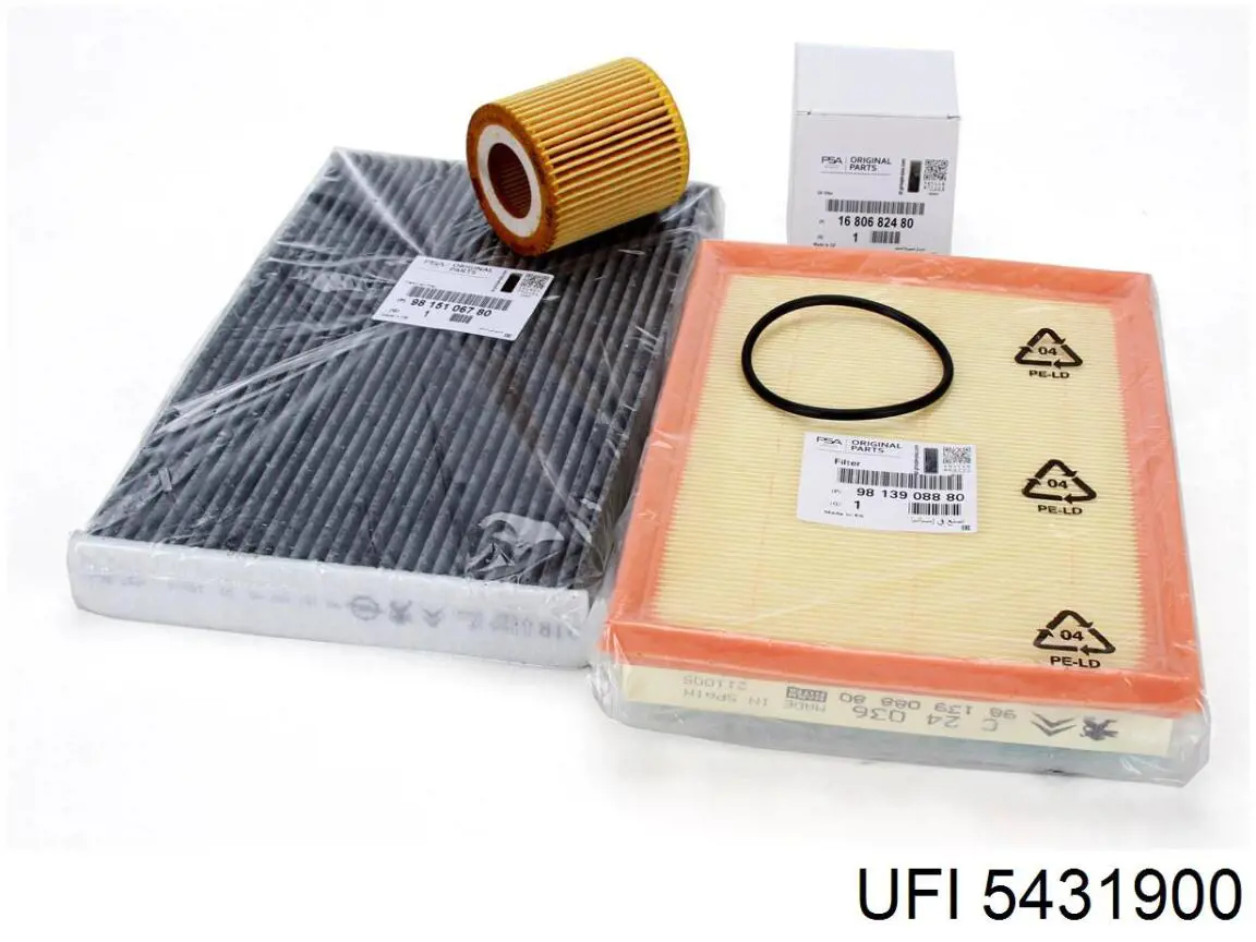 5431900 UFI Filtr kabiny