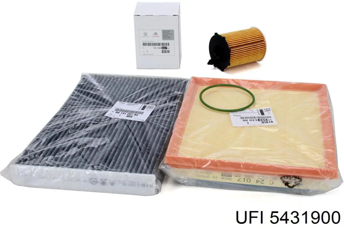 Do koszyka 5431900 UFI Filtr kabiny