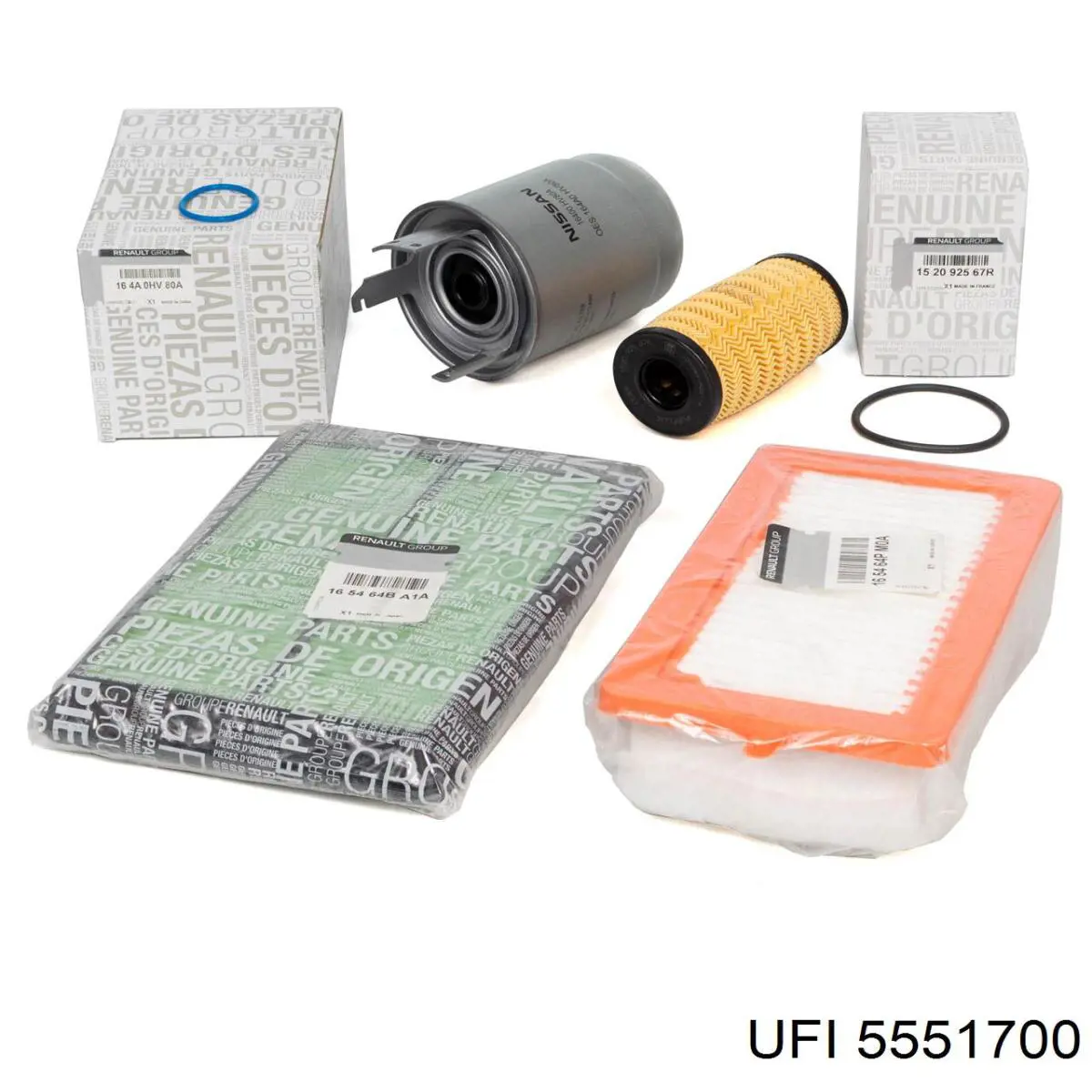 Filtr paliwa UFI 5551700 cena, od 71,18 USD