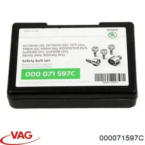 Nakrętka koła do Skoda Octavia II A5 1Z5