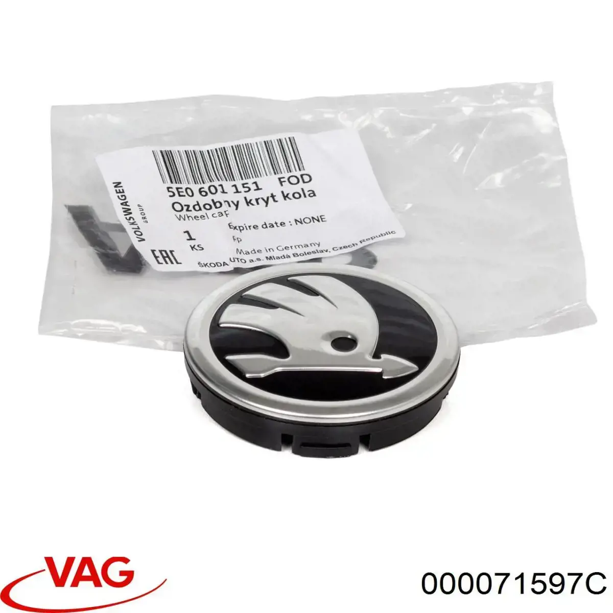 Do koszyka Nakrętka koła Skoda Octavia II A5 1Z3