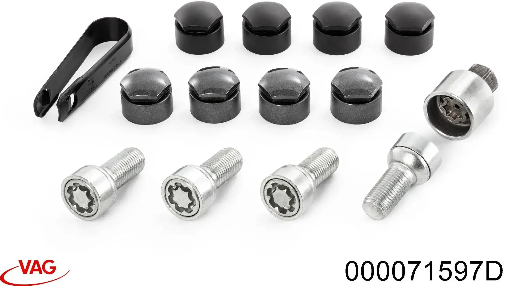 Śruba koła VAG 000071597D cena, od 87,19 USD