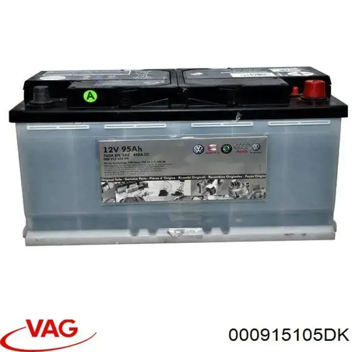 Bateria (akumulator) VAG 000915105DK cena, od 153,02 USD