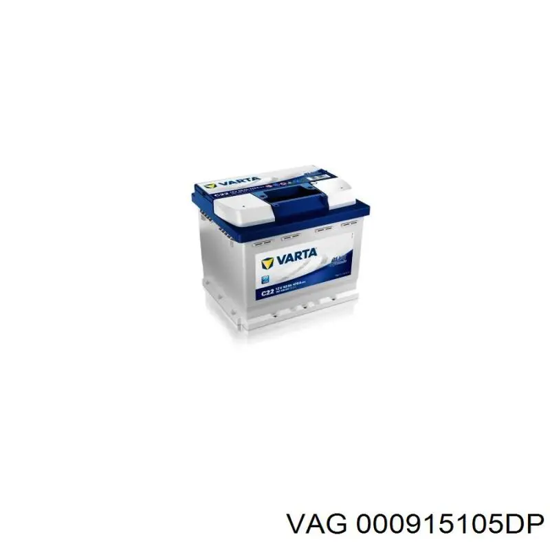 Do koszyka 000915105DP VAG Bateria (akumulator)