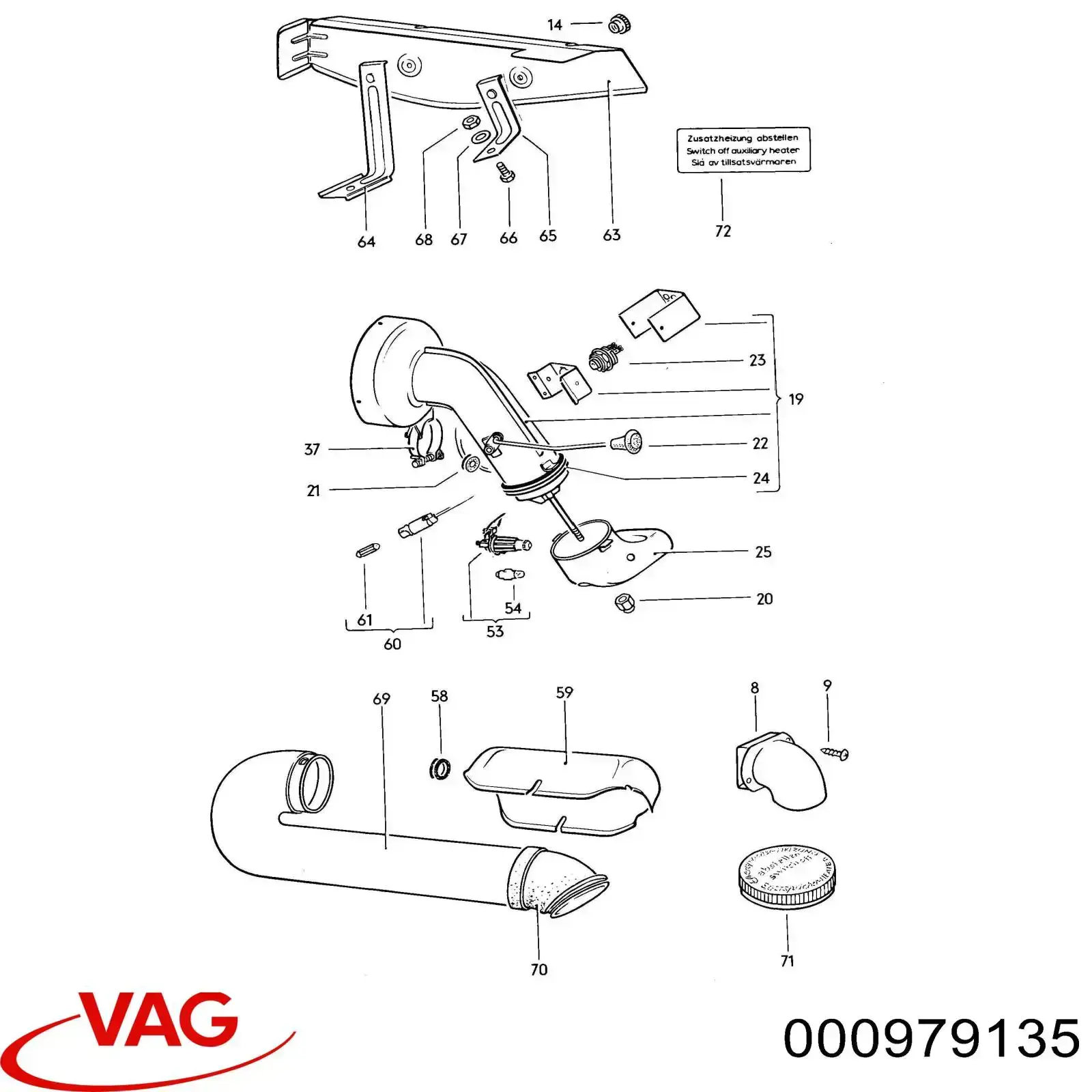 Wiązka przewodów wnętrza VAG 000979135 cena, od 8,98 USD