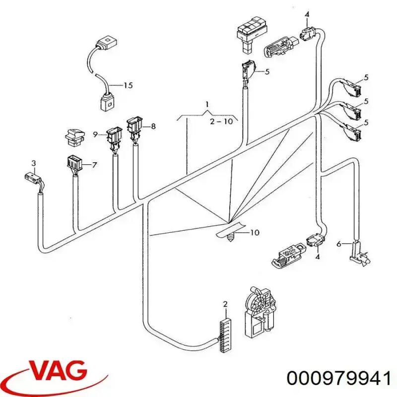  VAG 979941 cena, od 7,31 USD