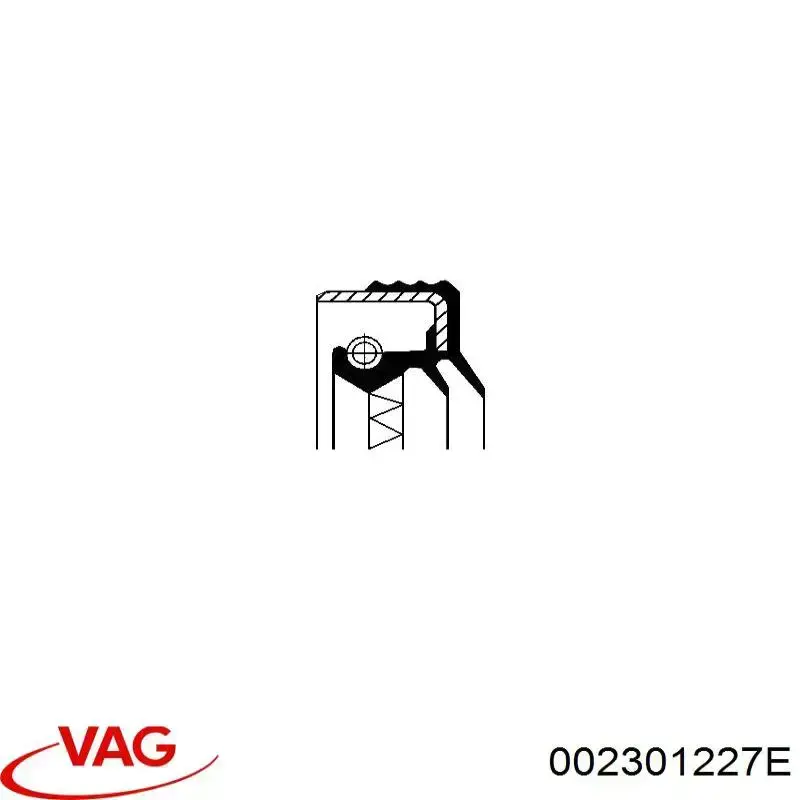 Uszczelniacz półosi mostu przedniego VAG 002301227E cena, od 3,04 USD