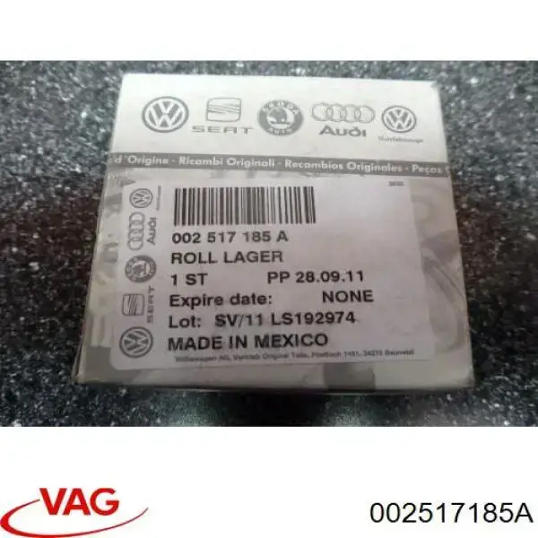 Do koszyka 002517185A VAG Łożysko skrzyni biegów