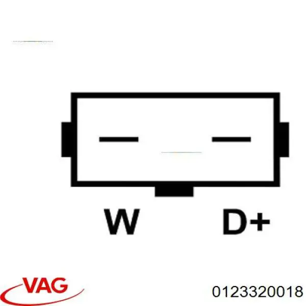 Do koszyka 0123320018 VAG Alternator