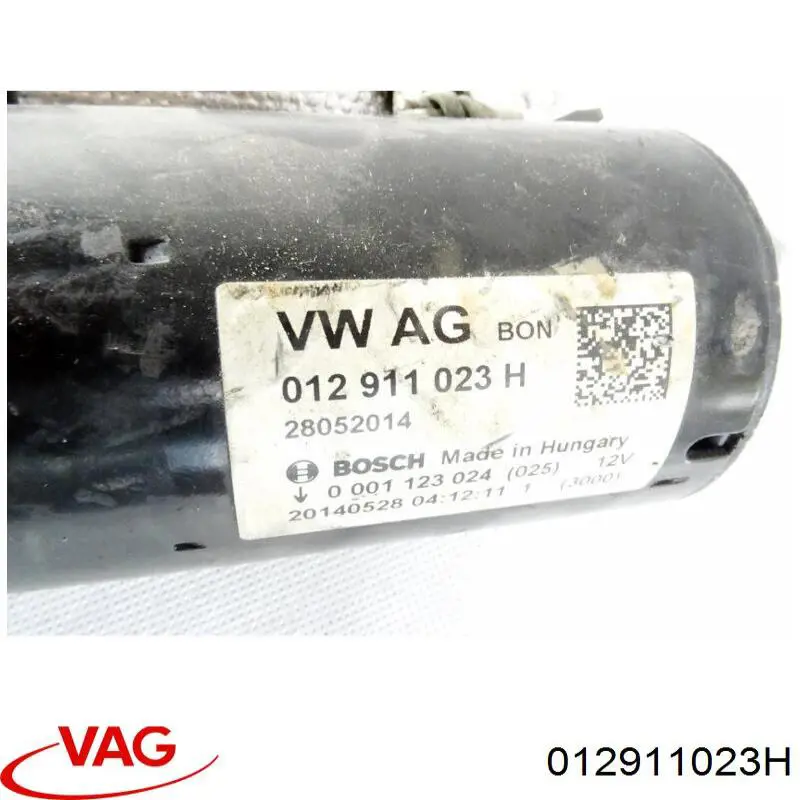 Do koszyka 012911023H VAG Rozrusznik