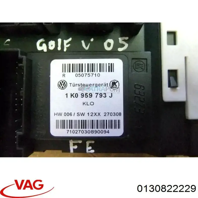  VAG 0130822229 cena, od 31,37 USD