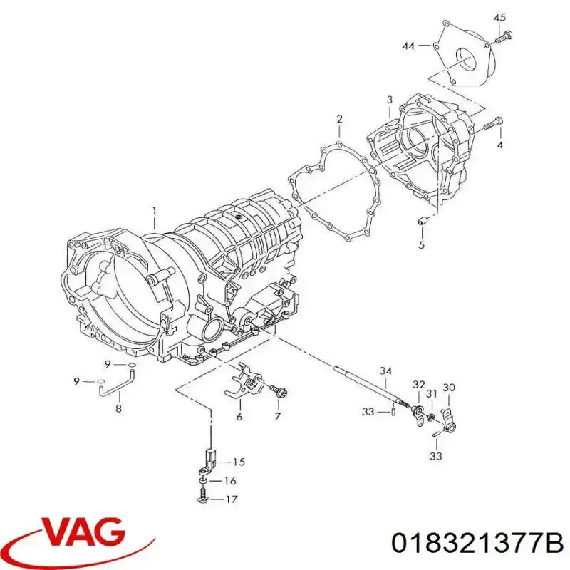 Korek miski automatycznej skrzyni biegów VAG 018321377B cena, od 10,28 USD