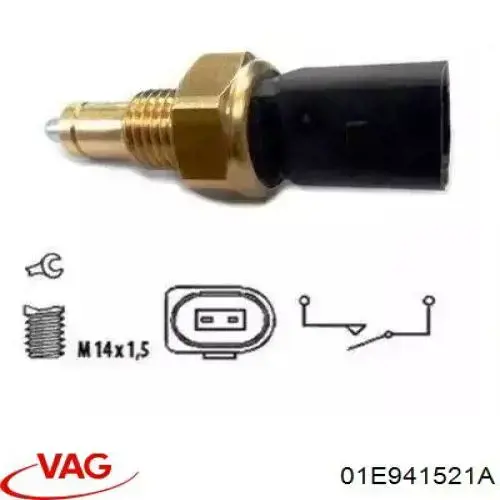 Czujnik włączania światła cofania 01E941521A VAG
