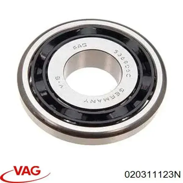 Łożysko wyciskowe (oporowe) wału sprzęgłowego VAG 020311123N cena, od 56,56 USD