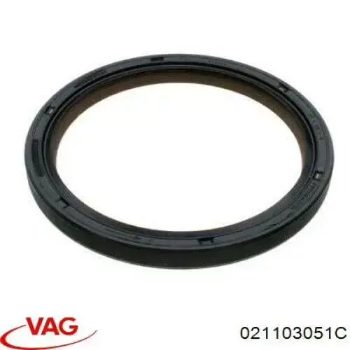 Do koszyka 021103051C VAG Uszczelniacz wału korbowego silnika tylny