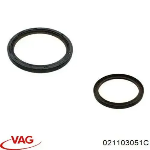 Uszczelniacz wału korbowego silnika tylny VAG 021103051C cena, od 27,42 USD