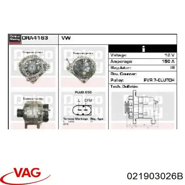 021903026B VAG Alternator