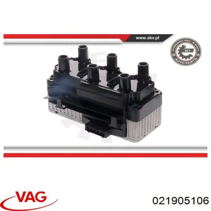 Do koszyka 021905106 VAG Cewka zapłonowa