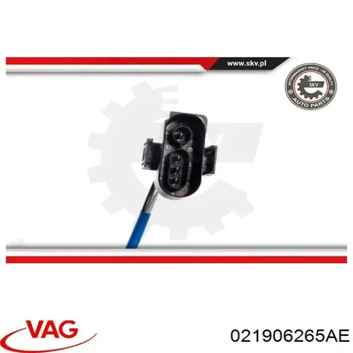 Sonda lambda czujnik tlenu przed katalizatorem VAG 021906265AE cena, od 45,97 USD