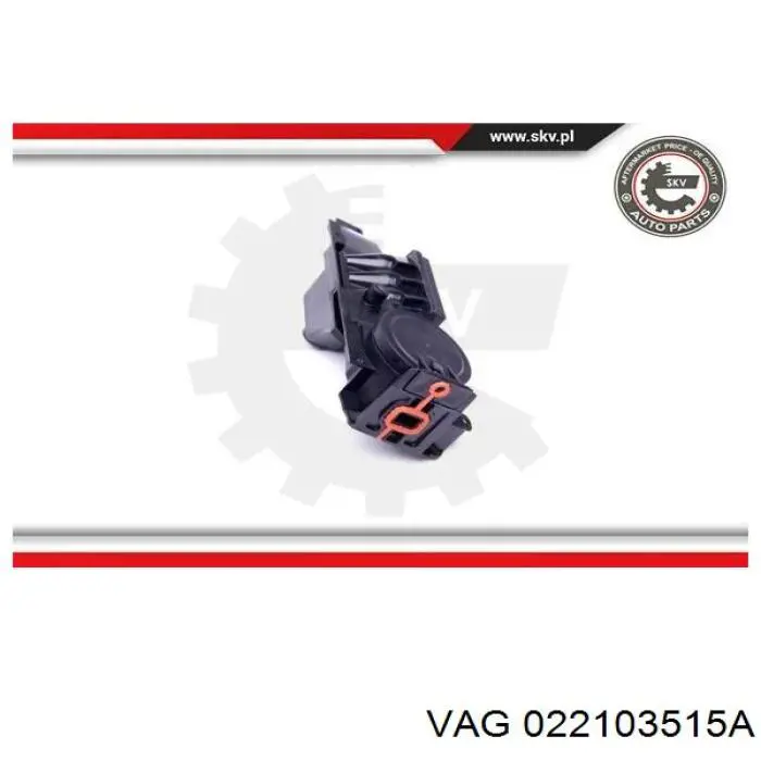 Zawór PCV odpowietrzający silnik VAG 022103515A cena, od 17,56 USD