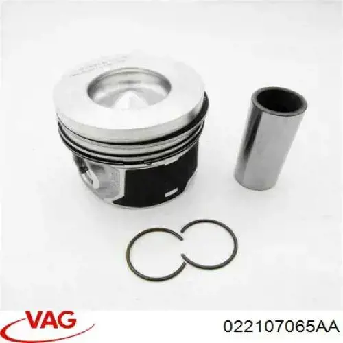 022107065AA VAG Tłok, komplet do jednego cylindru, STD