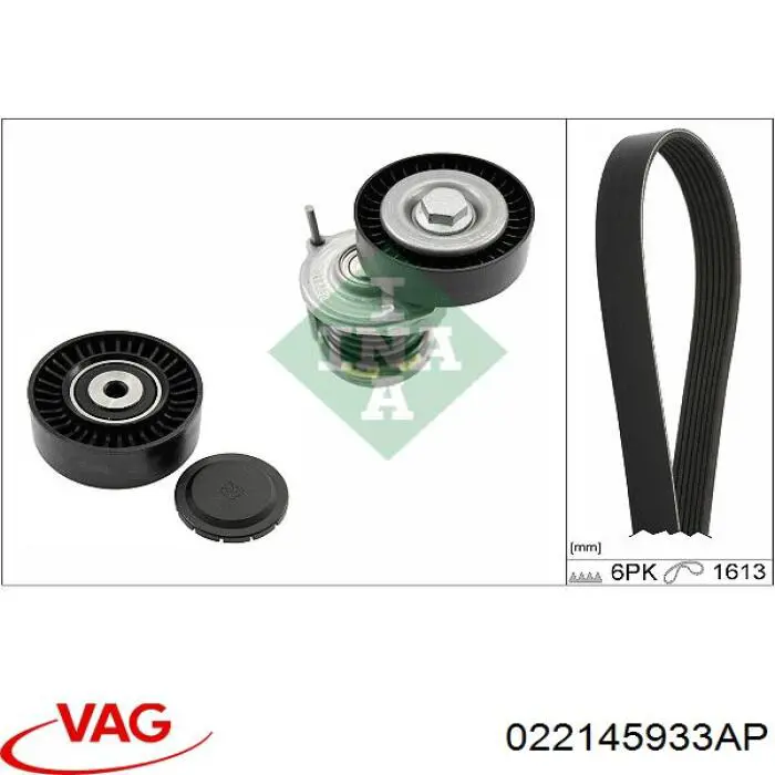 Pas napędowy mechanizmów VAG 022145933AP cena, od 17,04 USD