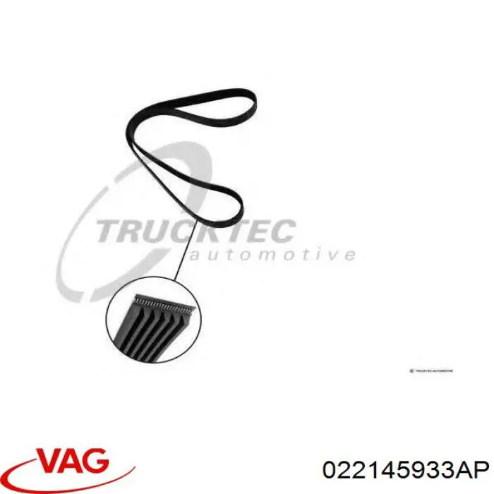 Do koszyka 022145933AP VAG Pas napędowy mechanizmów