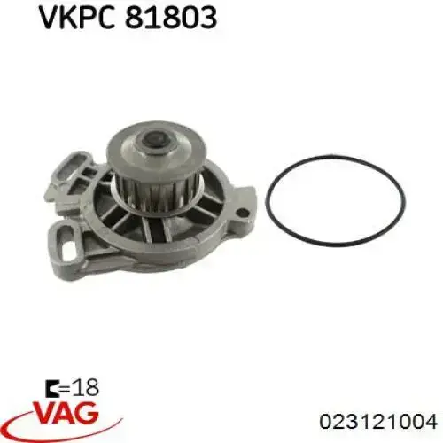 Pompa chłodząca wodna VAG 023121004 cena, od 37,19 USD