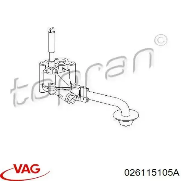 Do koszyka 026115105A VAG Pompa oleju