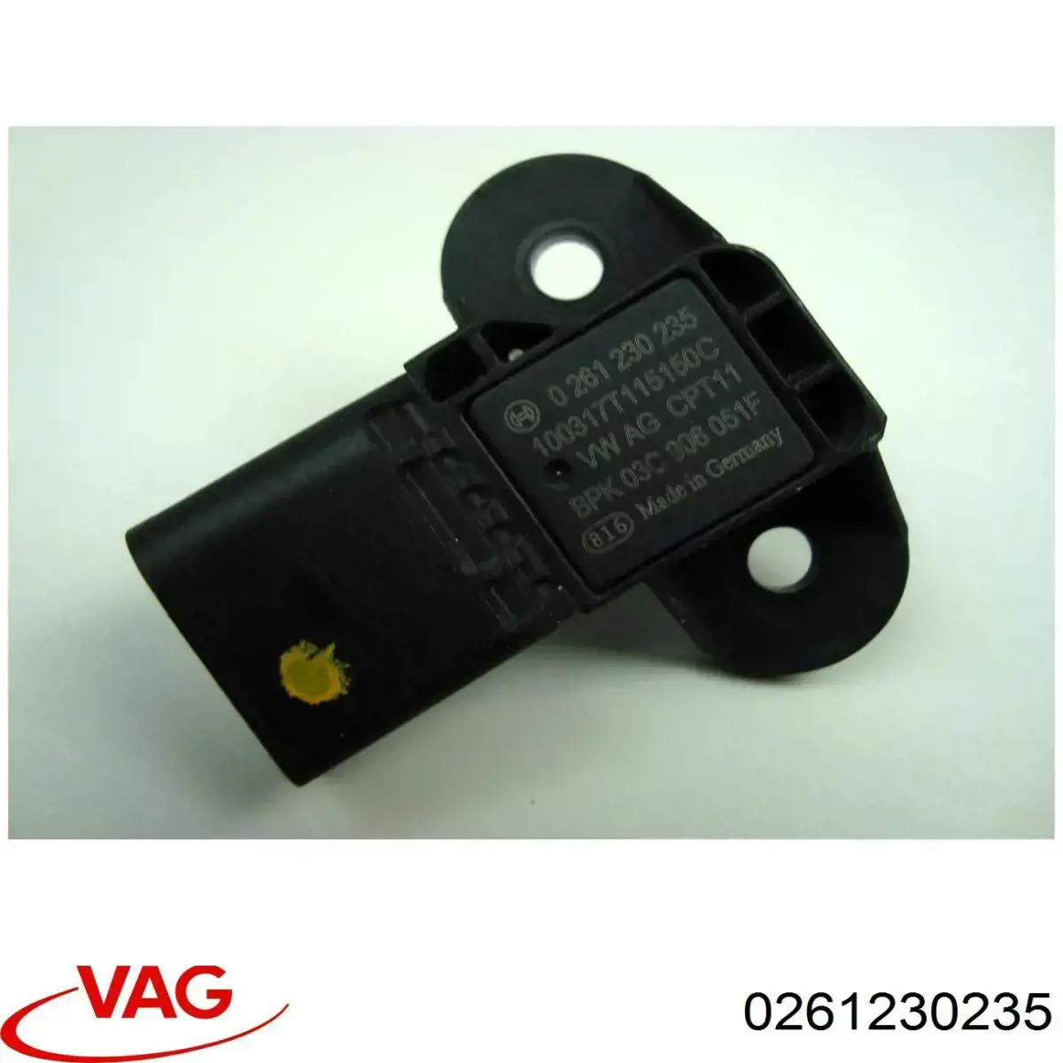 Czujnik ciśnienia w kolektorze ssącym, MAP 0261230235 VAG