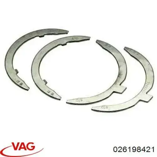 Półpierścień oporowy wału korbowego, STD, zestaw VAG 026198421 cena, od 17,18 USD