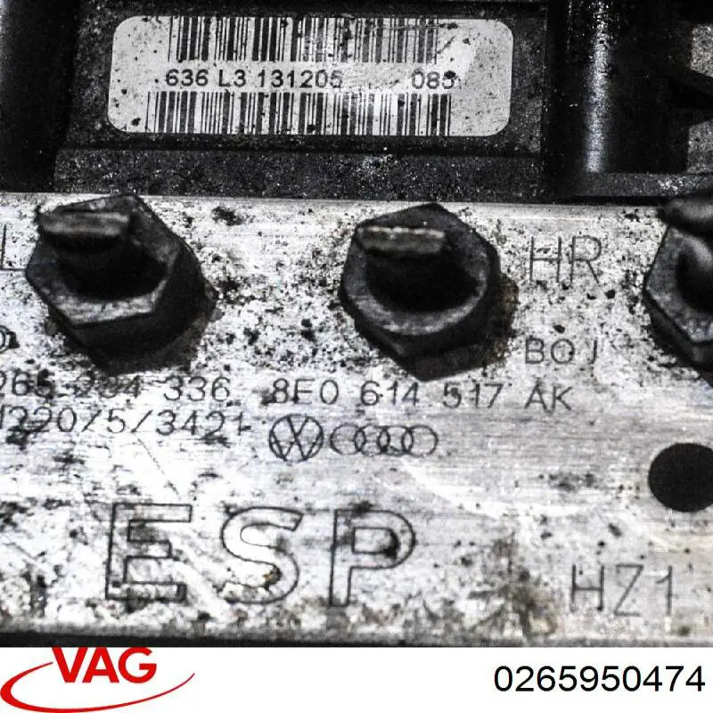 Sterownik ABS  hydrauliczny Audi A4 B7