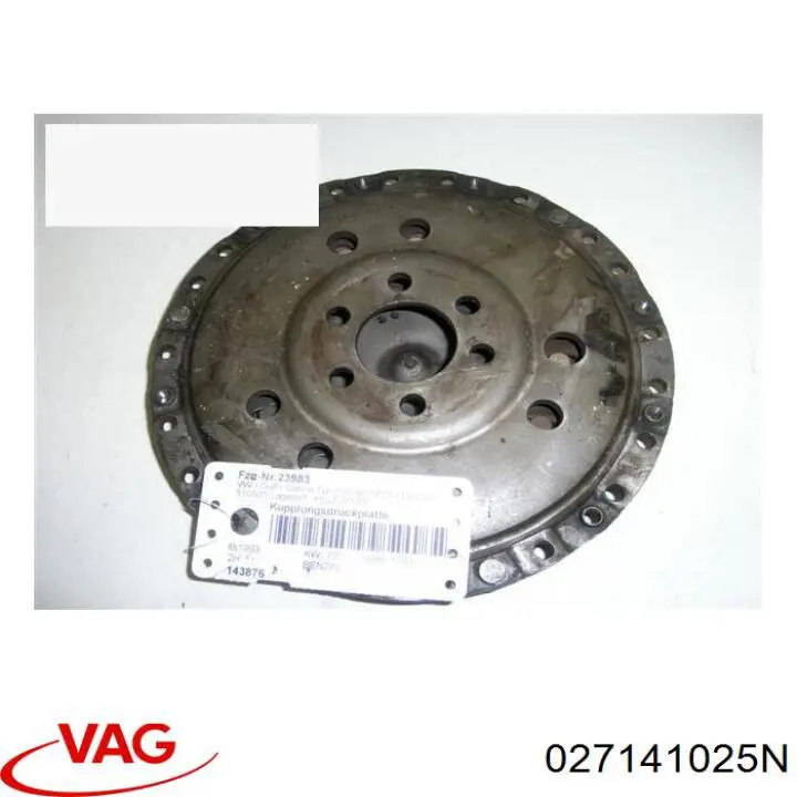 Do koszyka 027141025N VAG Docisk sprzęgła