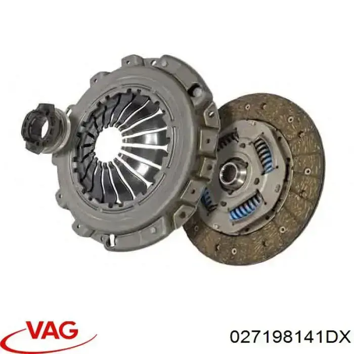 Zestaw sprzęgła (3 części) VAG 027198141DX cena, od 116,35 USD