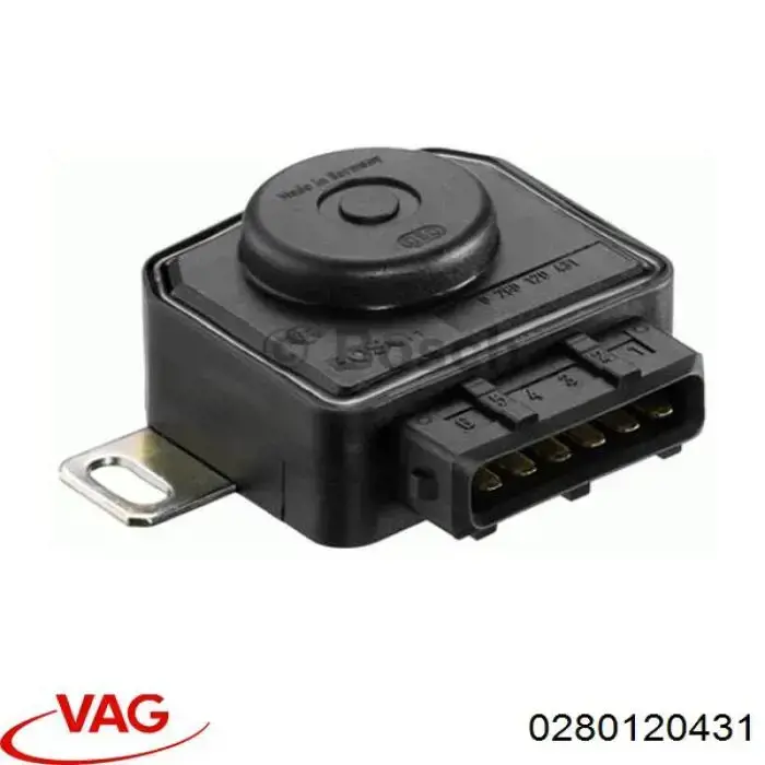 Do koszyka Czujnik położenia przepustnicy (potencjometr) Audi A8 D2 4D2, 4D8