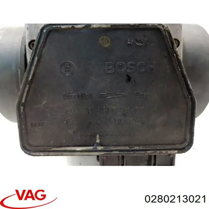 Czujnik przepływu powietrza, przepływomierz powietrza M.A.F. VAG 0280213021 cena, od 138,46 USD