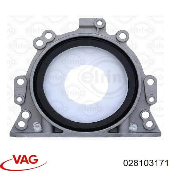 Uszczelniacz wału korbowego silnika tylny 028103171 VAG