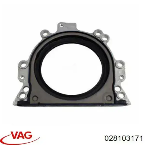 Do koszyka 028103171 VAG Uszczelniacz wału korbowego silnika tylny