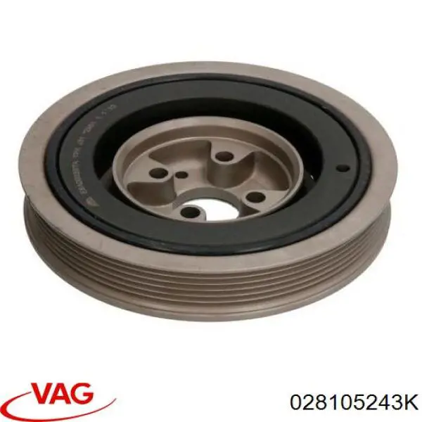 028105243K VAG Koło pasowe wału korbowego