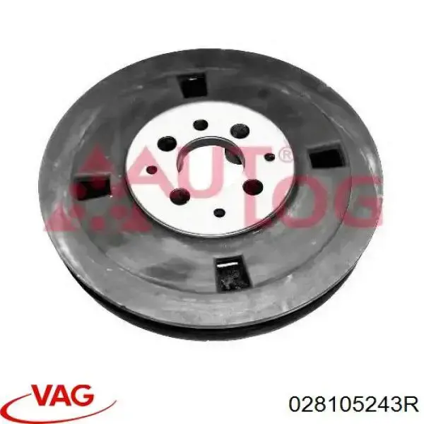 Koło pasowe wału korbowego VAG 028105243R cena, od 64,96 USD