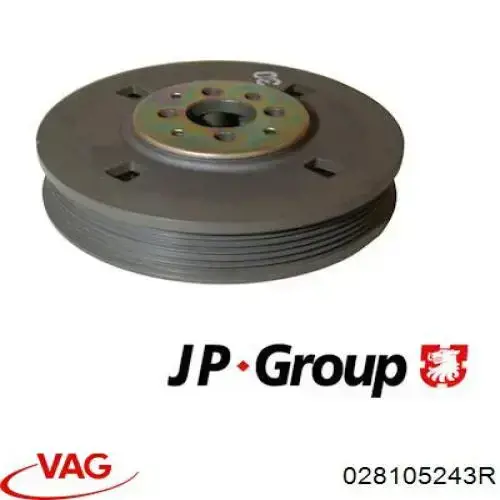 028105243R VAG Koło pasowe wału korbowego