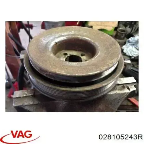 Koło pasowe wału korbowego VAG 028105243R cena, od 64,96 USD