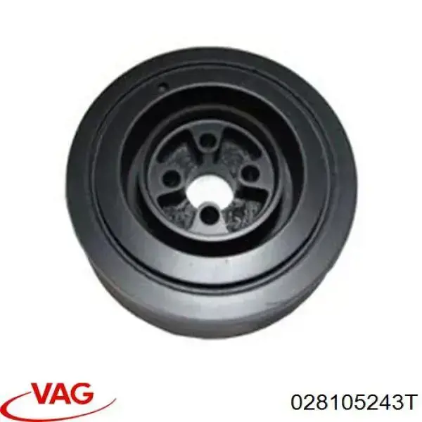 Koło pasowe wału korbowego VAG 028105243T cena, od 64,37 USD