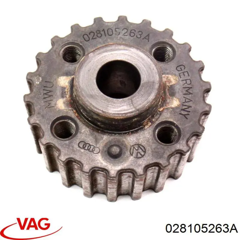 Koło zębate walcowe napędu wałka rozrządu VAG 028105263A cena, od 16,69 USD