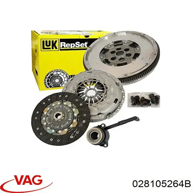 Do koszyka 028105264B VAG Zestaw sprzęgła (3 części)