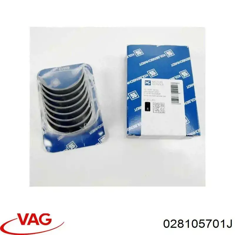 028105701J VAG Panewki korbowodowe wału korbowego, zestaw, standardowe (STD)